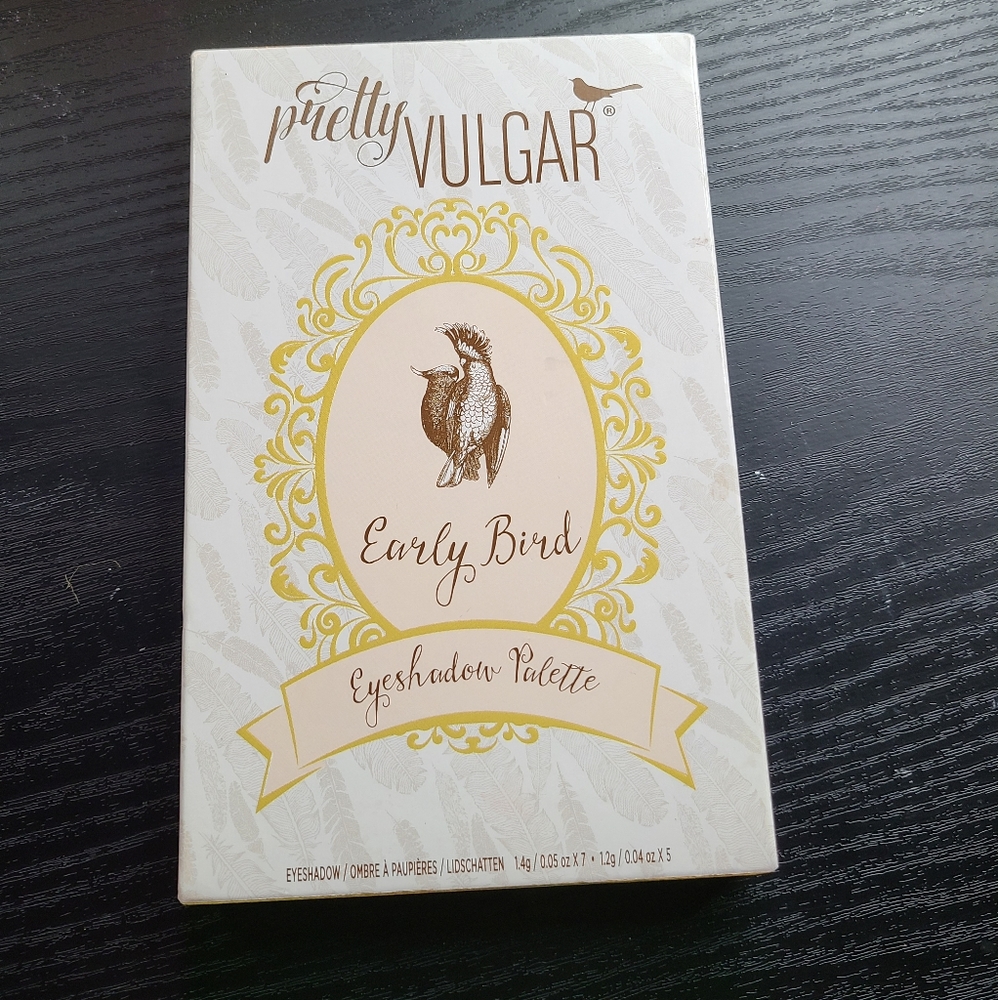 Pretty vulgar early bird eyeshadow pallette